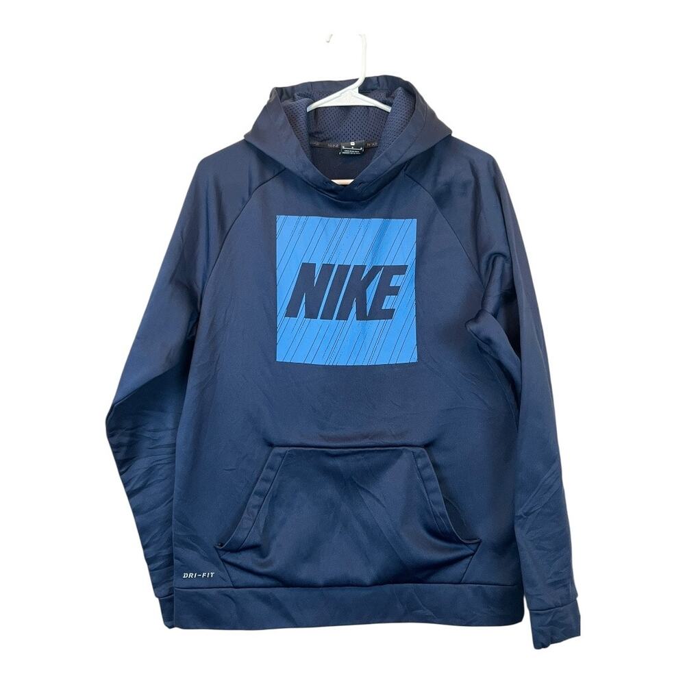 Mens Nike Dri-fit Athletic Pullover Sweatshirt Hoodie Athleisure Active Gym M